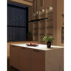 Kuzco Enzo 60-in Black Led Linear Pendant