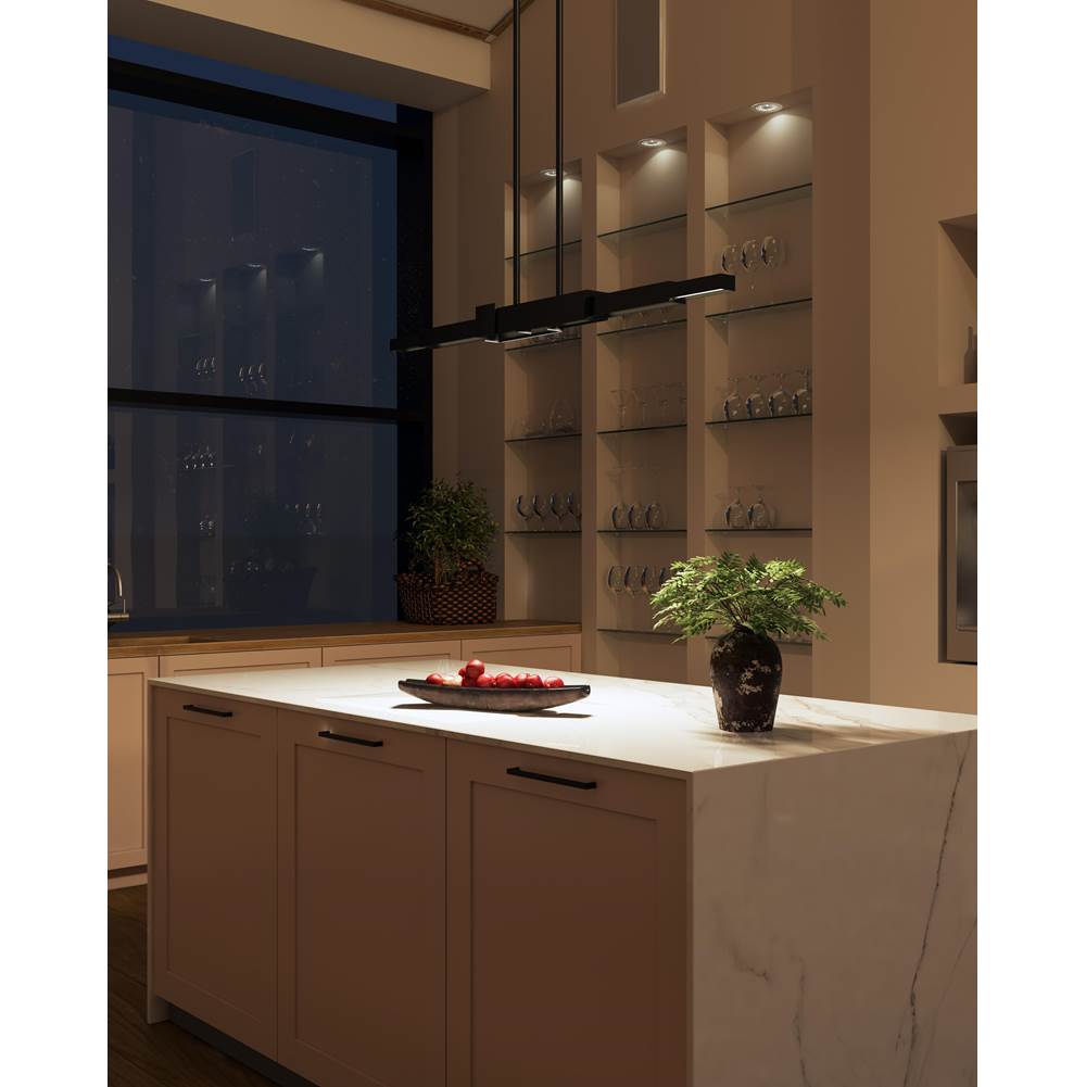 Kuzco Enzo 60-in Black Led Linear Pendant
