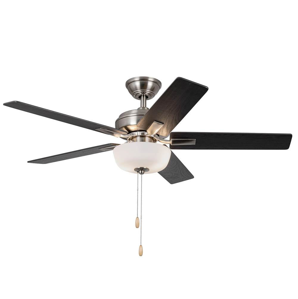 Kuzco CF78752-BN-LKP Brushed Nickel Erikson 52-in Brushed Nickel Fan Plus Led Kit With Bulb Ceiling Fan Image 1