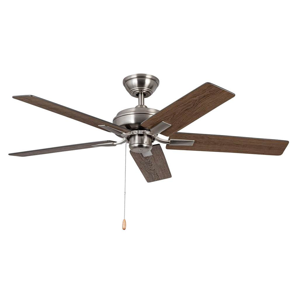 Kuzco Erikson 52-in Brushed Nickel Fan Ceiling Fan