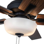 Kuzco CF78752-MB-LKP Matte Black Erikson 52-in Matte Black Fan Plus Led Kit With Bulb Ceiling Fan Image 2