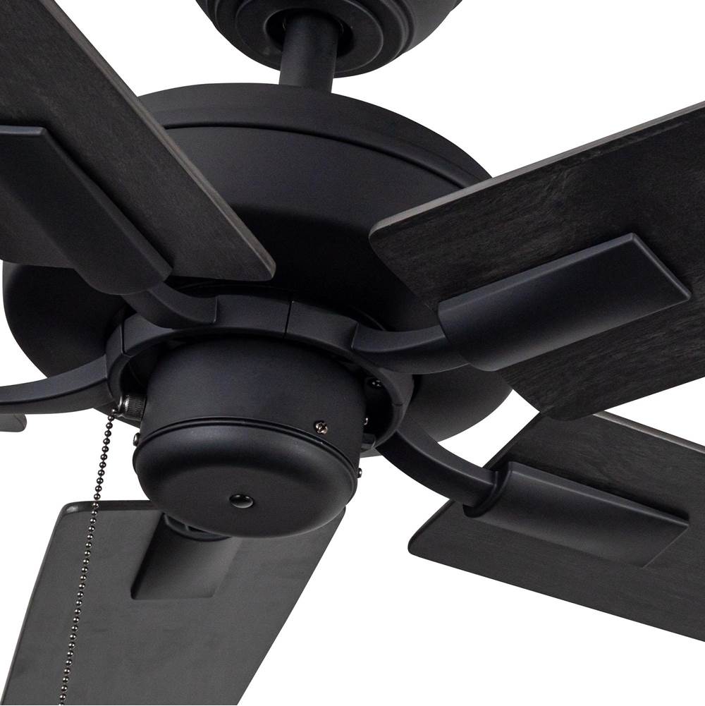 Kuzco CF78752-MB-NLP Matte Black Erikson 52-in Matte Black Fan Ceiling Fan Image 3