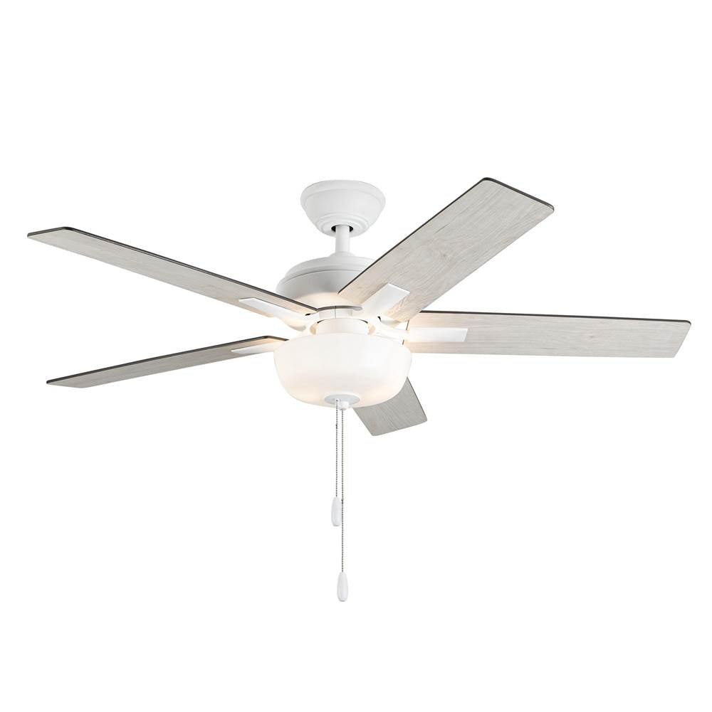 Kuzco Erikson 52-in Brushed Nickel Fan Plus Led Kit With Bulb Ceiling Fan