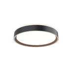 Kuzco Essex 16-in Black/gold Led Flush Mount