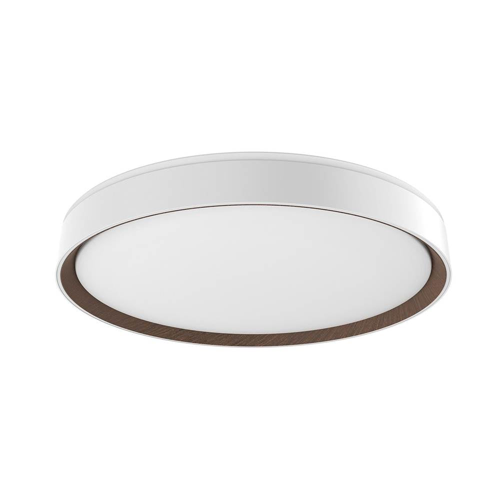 Kuzco Essex 20-in White Led Flush Mount