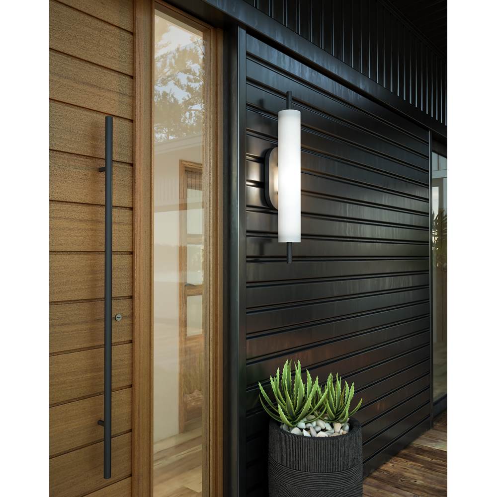 Kuzco Estes 24-in Black Led Exterior Wall Sconce