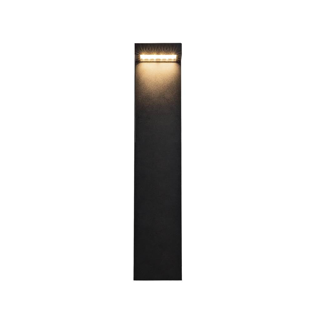 Kuzco EB45624-BK-UNV Black Evans 24-in Black Led Exterior Bollard Image 4