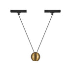 Kuzco Faria Double Faria Double 3-in Brushed Gold 4000k Trilo Track Pendant