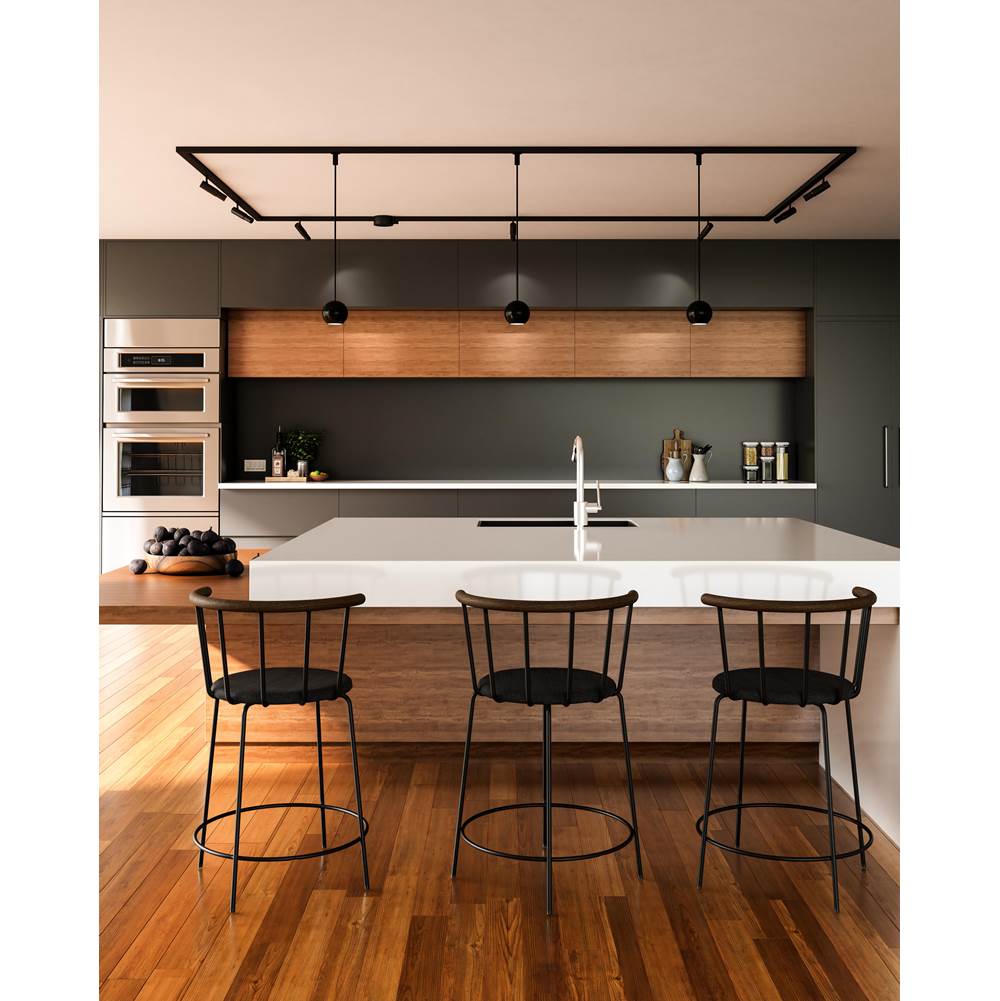 Kuzco Faria 3-in Brushed Gold Trilo Track Pendant