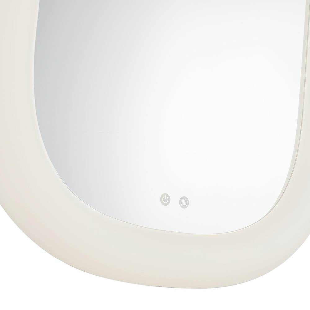 Kuzco VM13837-WH-5CCT White Float 37-in White Led Vanity Mirror Image 4