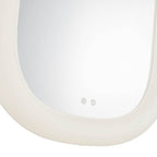 Kuzco VM13837-WH-5CCT White Float 37-in White Led Vanity Mirror Image 4