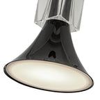 Kuzco PD94108-GBK/CC-UNV Glossy Black,Clear Crystal Floe 8-in Glossy Black/clear Crystal Led Pendant Image 4