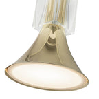 Kuzco PD94108-MRB/CC-UNV Metallic Brass,Clear Crystal Floe 8-in Metallic Brass/clear Crystal Led Pendant Image 3