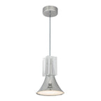 Kuzco PD94108-PN/CC-UNV Polished Nickel,Clear Crystal Floe 8-in Polished Nickel/clear Crystal Led Pendant Image 4
