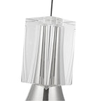 Kuzco PD94108-PN/CC-UNV Polished Nickel,Clear Crystal Floe 8-in Polished Nickel/clear Crystal Led Pendant Image 2