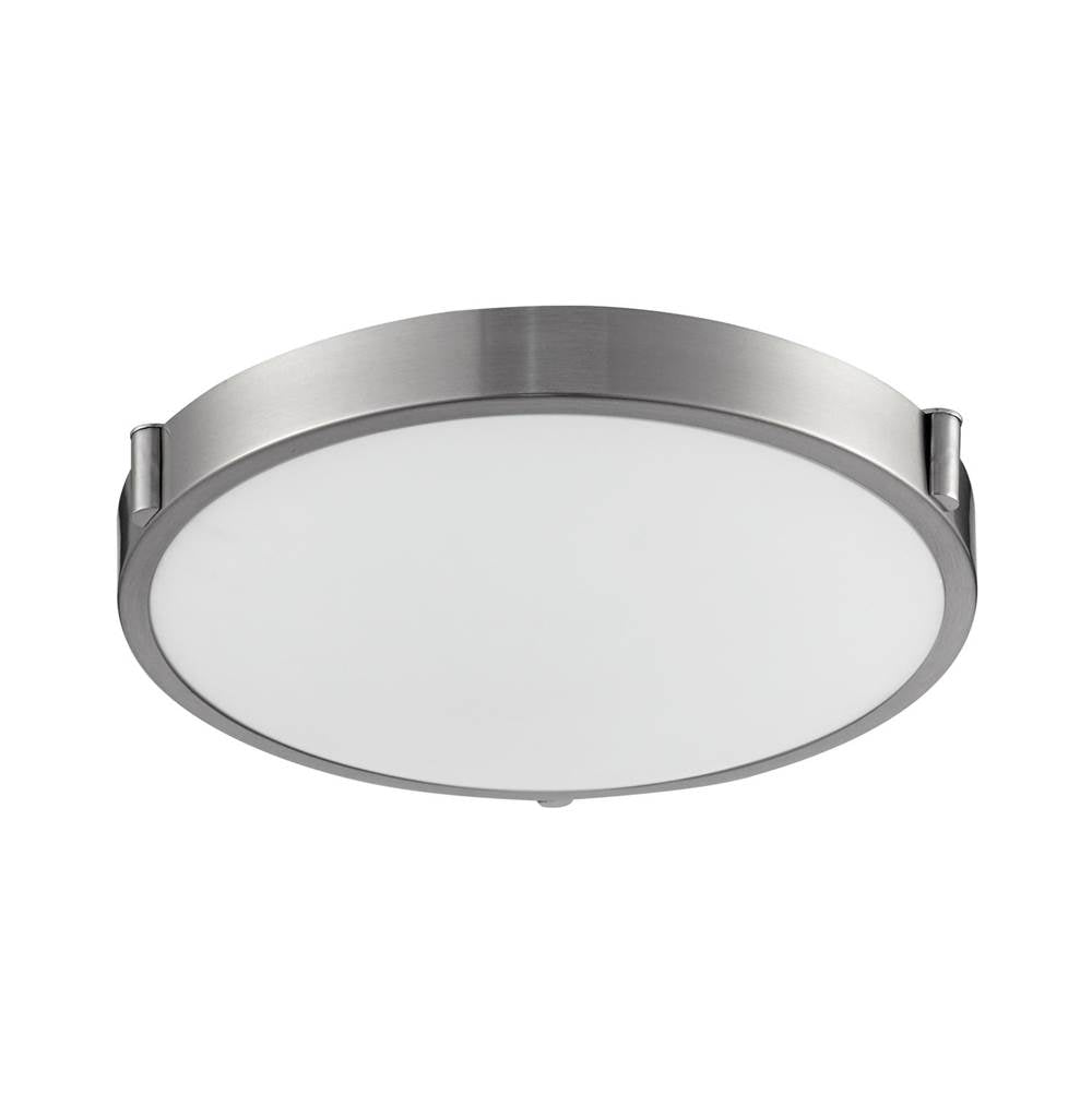 Kuzco 501112-LED-5CCT Brushed Nickel Floyd 13-in Brushed Nickel Led Flush Mount Image 1