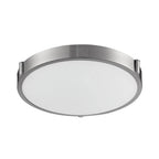 Kuzco 501112-LED-5CCT Brushed Nickel Floyd 13-in Brushed Nickel Led Flush Mount Image 1