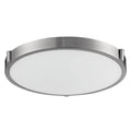 Kuzco 501122-LED-5CCT Brushed Nickel Floyd 17-in Brushed Nickel Led Flush Mount Image 1