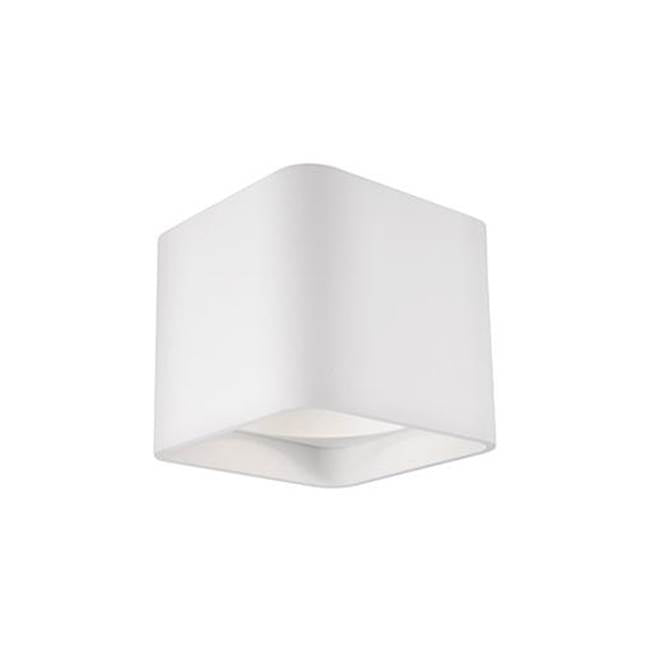 Kuzco Falco 5-in Black Led Flush Mount