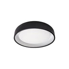 Kuzco Beacon 20-in Black Led Flush Mount
