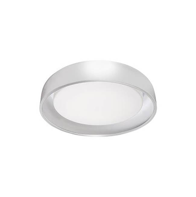 Kuzco Beacon 20-in Black Led Flush Mount