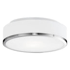 Kuzco Charlie 12-in Black Led Flush Mount