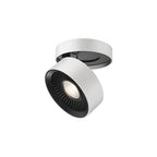 Kuzco Solo 5-in Black Led Flush Mount
