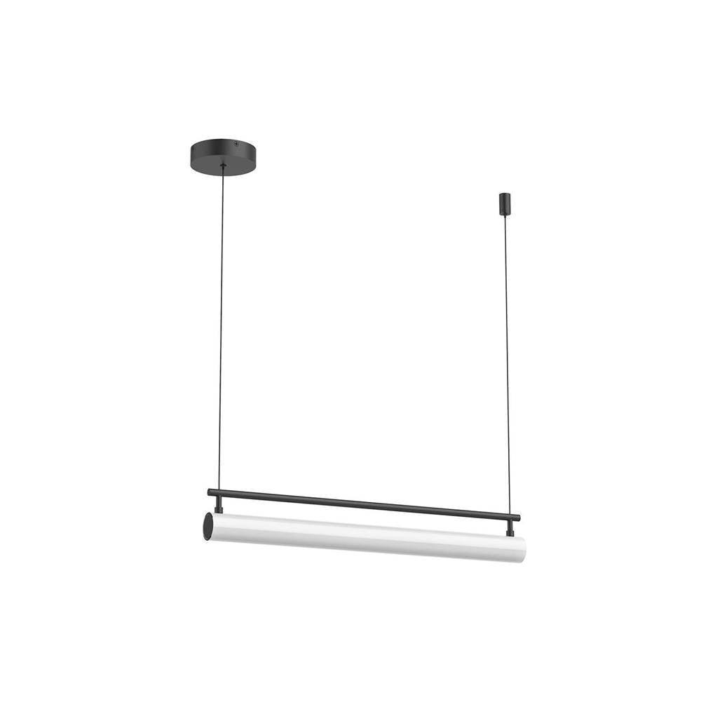 Kuzco LP70130-BK-UNV Black Gramercy 30-in Black Led Linear Pendant Image 4