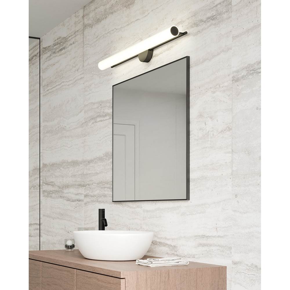 Kuzco Gramercy 36-in Black Led Wall Sconce