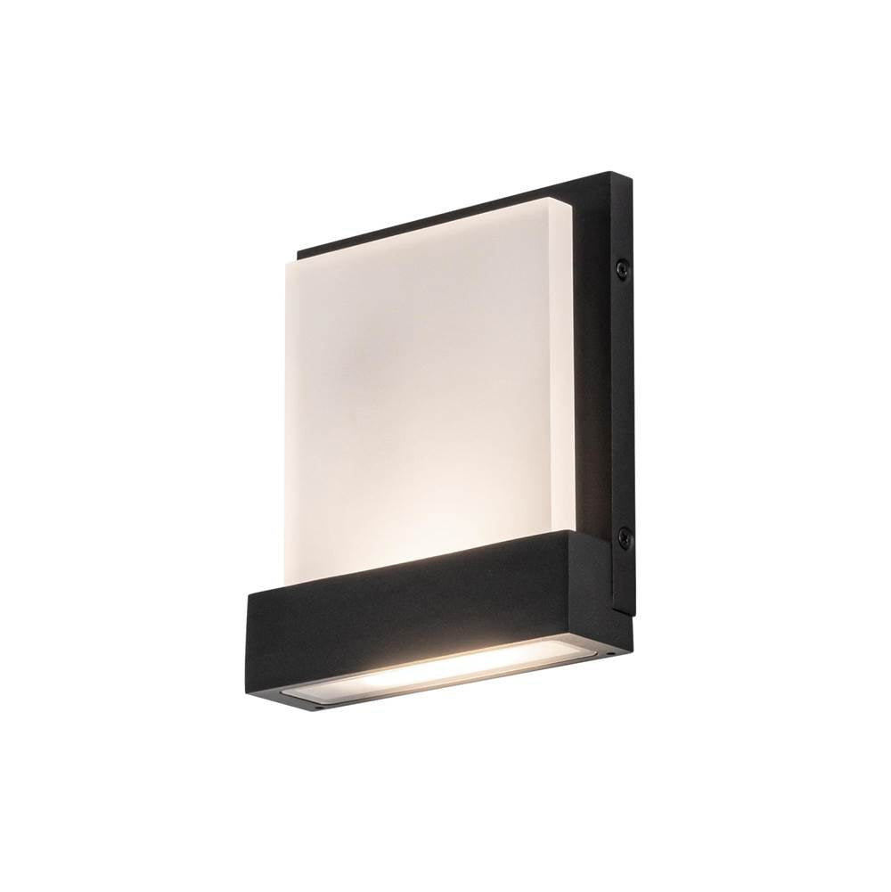 Kuzco AT33407-BK Black Guide 7-in Black Led All Terior Wall Image 1