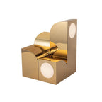 Kuzco TL82412-PB Polished Brass Gypsum 9-in Polished Brass Led Table Lamp Image 1