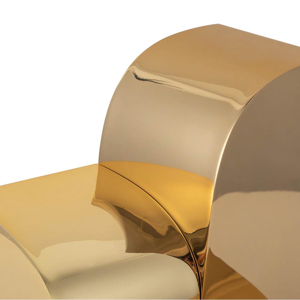 Kuzco TL82412-PB Polished Brass Gypsum 9-in Polished Brass Led Table Lamp Image 4