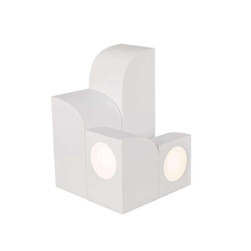 Kuzco Gypsum 9-in Polished Brass Led Table Lamp