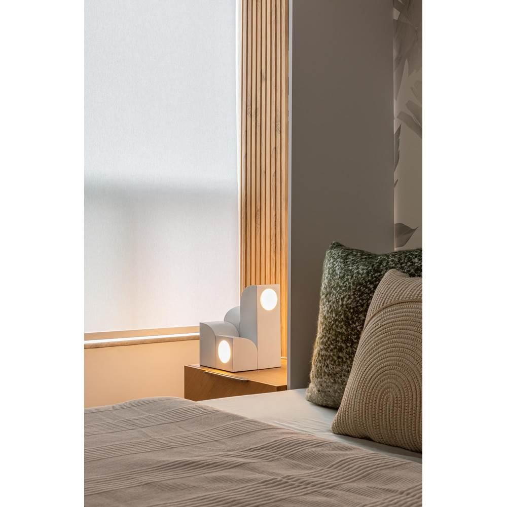 Kuzco TL82412-WH White Gypsum 9-in White Led Table Lamp Image 3