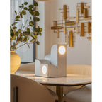Kuzco TL82412-WH White Gypsum 9-in White Led Table Lamp Image 2