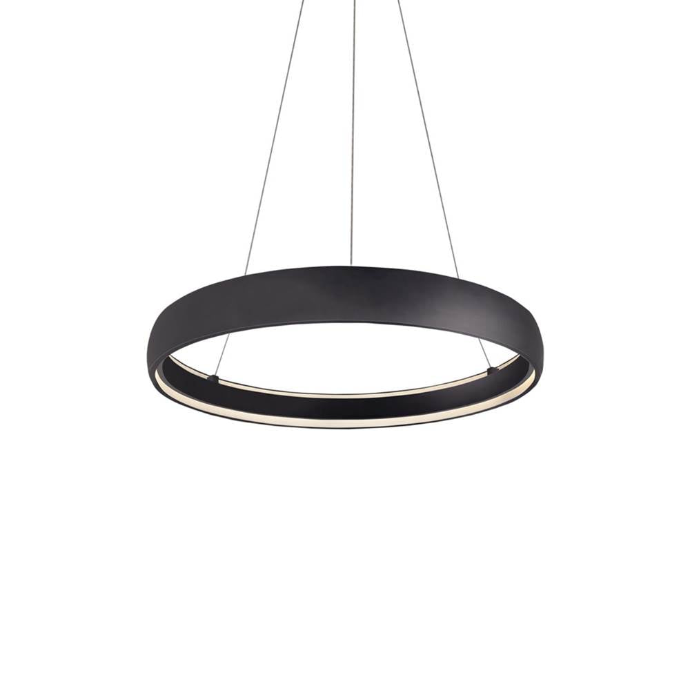 Kuzco PD22735-BK-UNV Black Halo 35-in Black Led Pendant Image 1