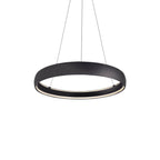 Kuzco PD22735-BK-UNV Black Halo 35-in Black Led Pendant Image 1