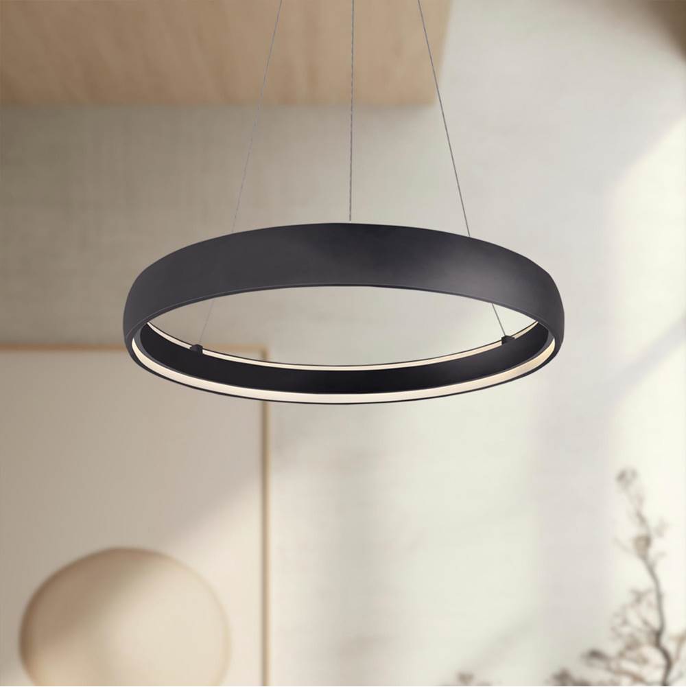 Kuzco Halo 35-in Black Led Pendant
