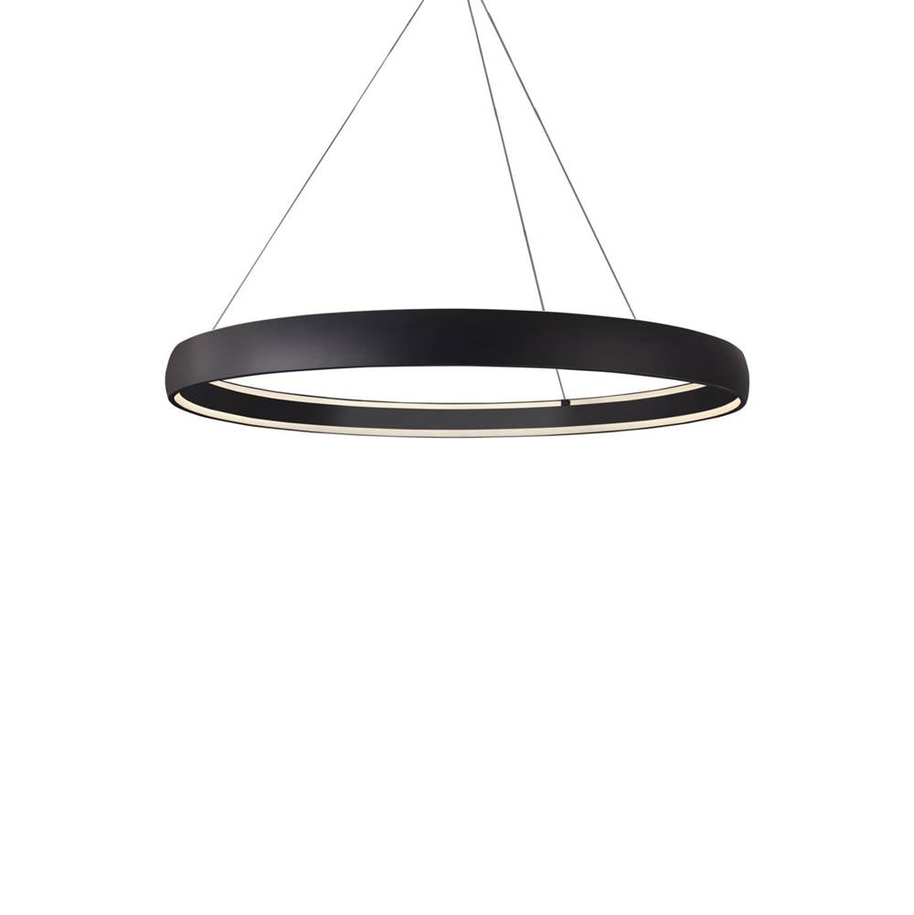 Kuzco PD22753-BK-UNV-010 Black Halo 53-in Black Led Pendant Image 1