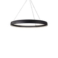 Kuzco PD22753-BK-UNV-010 Black Halo 53-in Black Led Pendant Image 1
