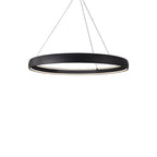 Kuzco PD22753-BK-UNV-010 Black Halo 53-in Black Led Pendant Image 1