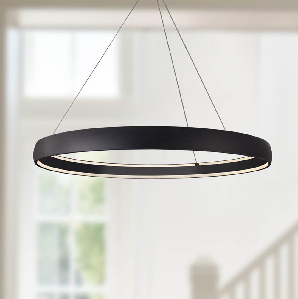 Kuzco Halo 53-in Black Led Pendant