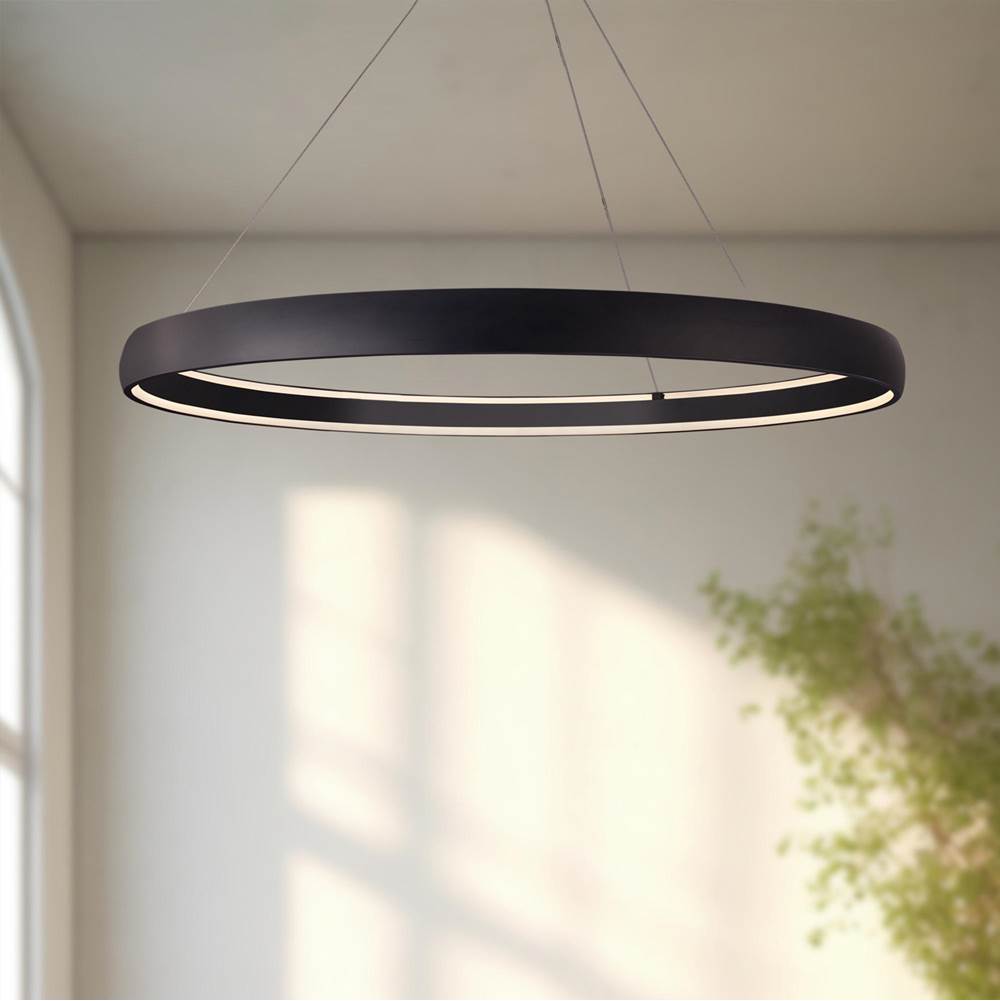 Kuzco Halo 72-in Black Led Pendant
