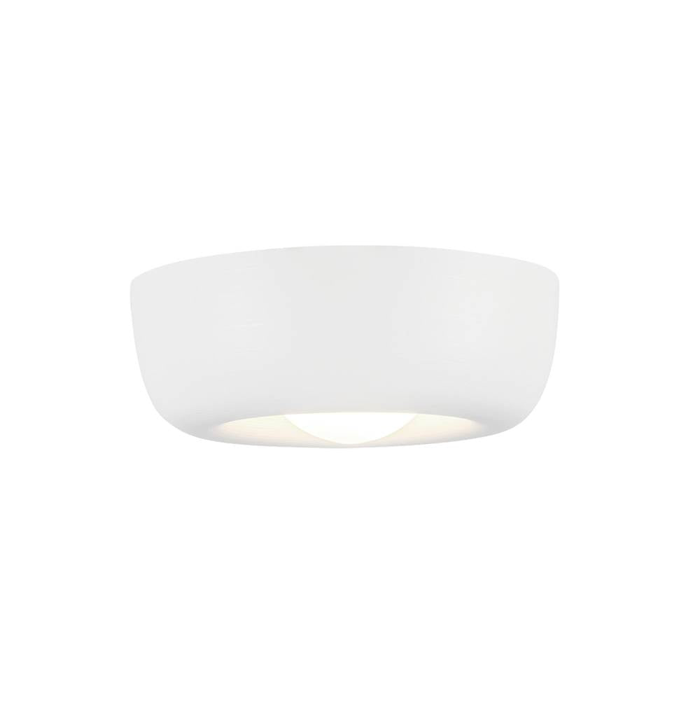 Kuzco FM68506-AW Antique White Hayden 6-in Antique White Led Flush Mount Image 1