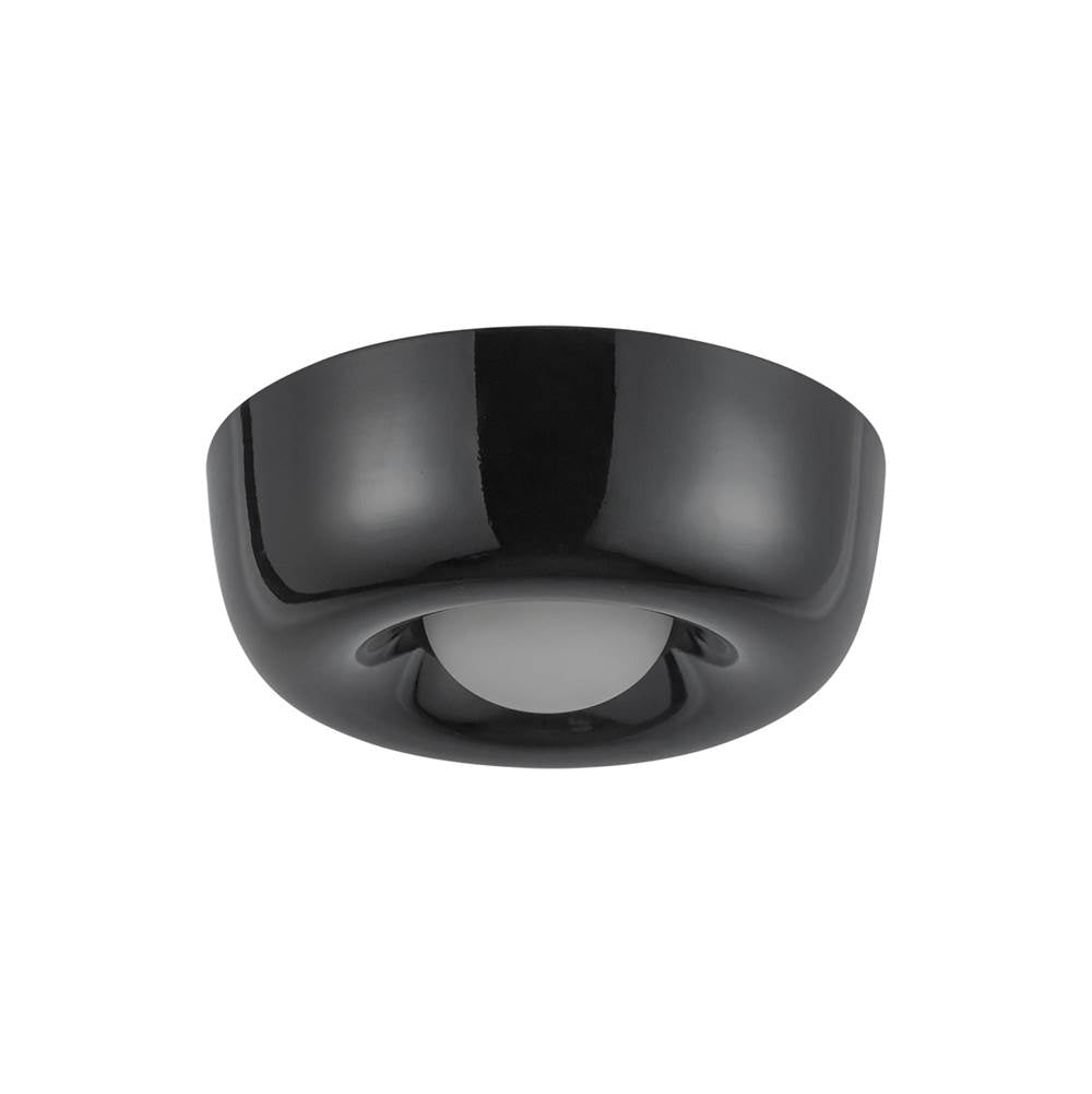 Kuzco Hayden 6-in Antique White Led Flush Mount