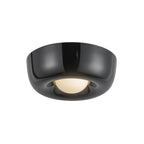 Kuzco FM68506-GBK Glossy Black Hayden 6-in Glossy Black Led Flush Mount Image 4