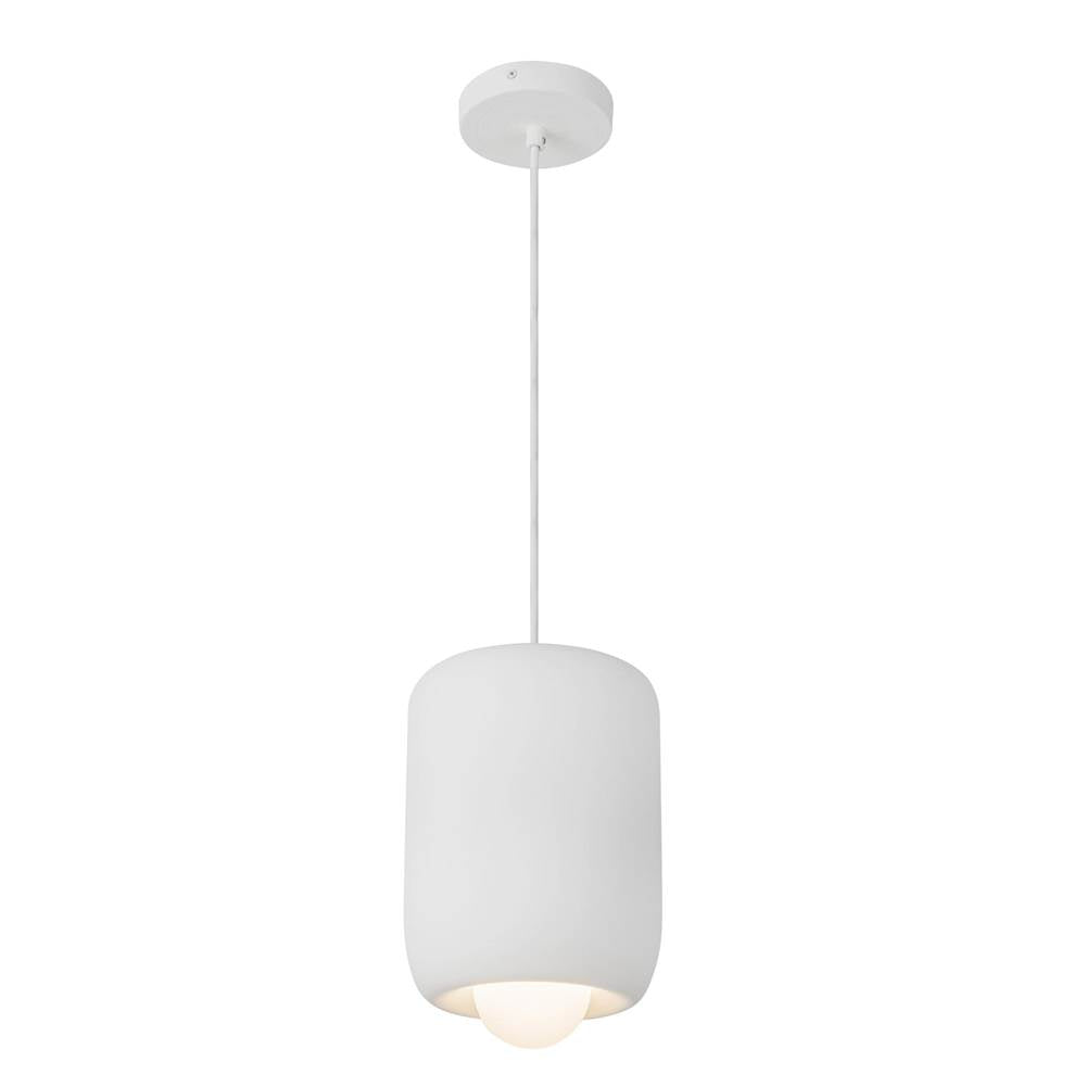 Kuzco Hayden 7-in Antique White Led Pendant