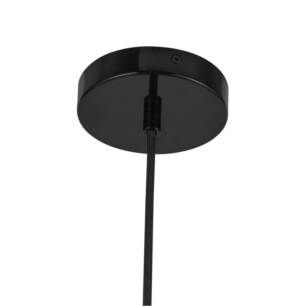 Kuzco PD68507-GBK-UNV Glossy Black Hayden 7-in Glossy Black Led Pendant Image 2