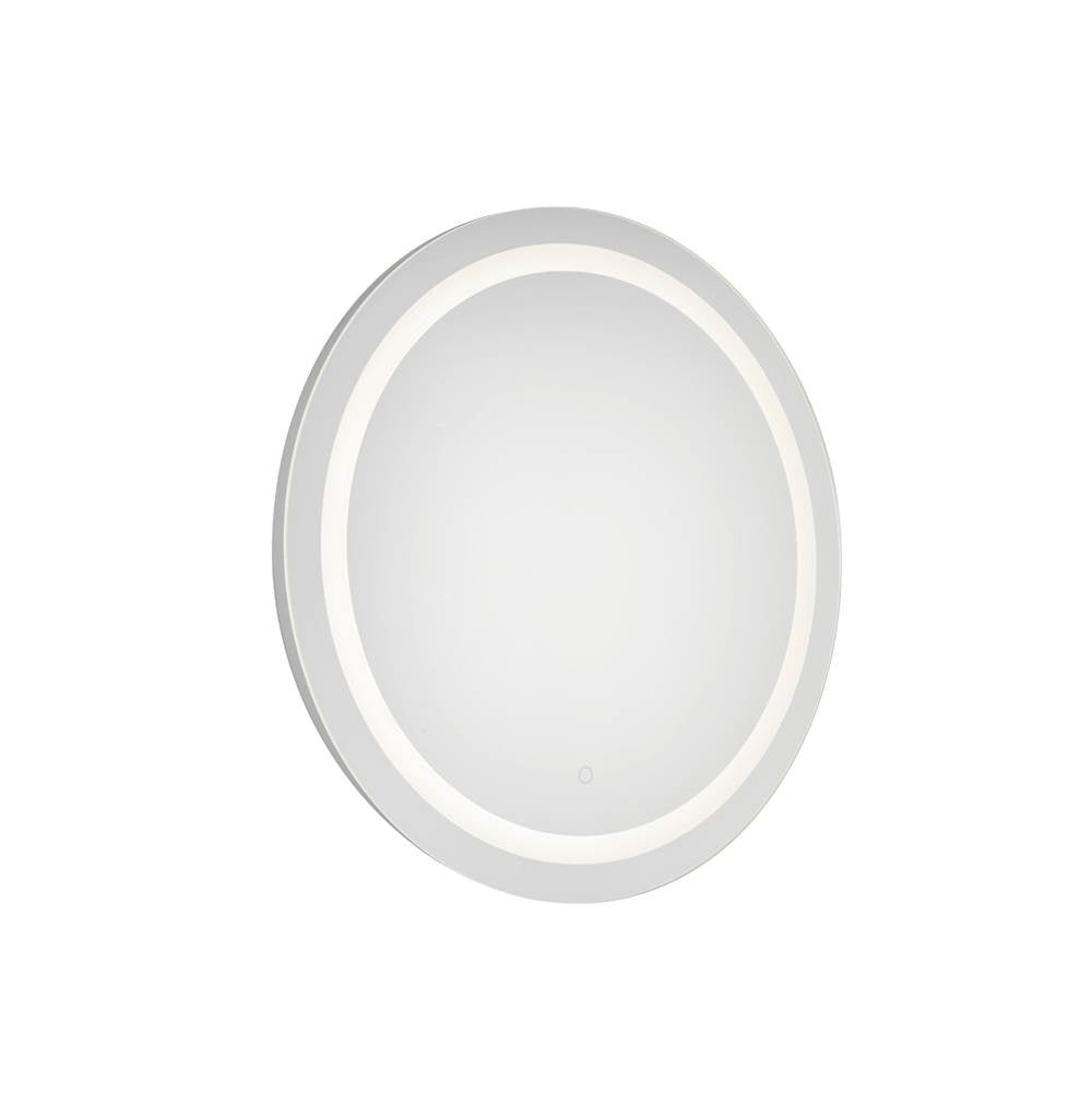 Kuzco VM40432-5CCT Sandblasted Merc Edge Hillmont 32-in Sandblasted Merc Edge Led Vanity Mirror Image 1