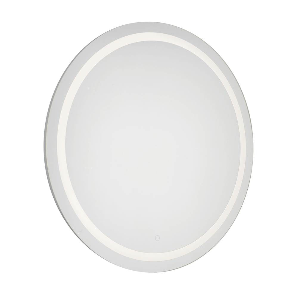 Kuzco VM40440-5CCT Sandblasted Merc Edge Hillmont 40-in Sandblasted Merc Edge Led Vanity Mirror Image 1